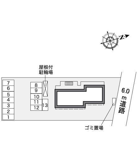 コスモスカイⅡ(38819)の駐車配置図