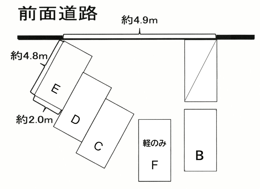 南大塚2丁目 吉田駐車場の駐車配置図