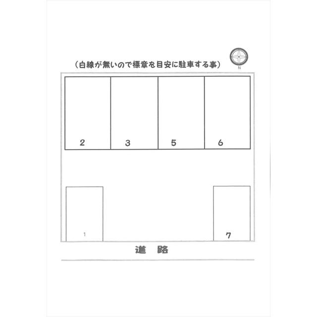 八日市スカイパーキングの駐車配置図