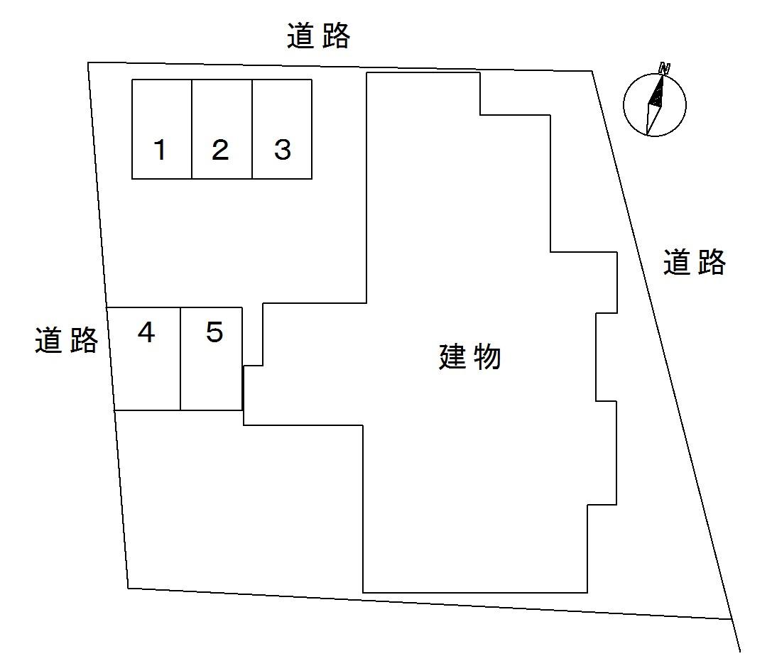 パーキング アルグラッド福島SOUTHの駐車配置図
