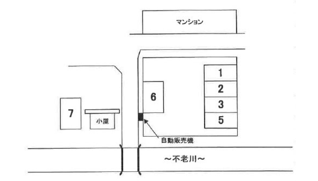 アップルチャコパーキングの駐車配置図