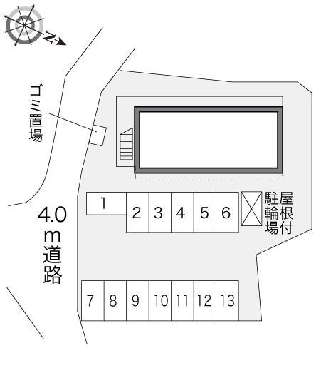 Ｔ・Ｋブランドール(24781)の駐車配置図