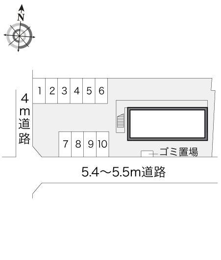 ＥＬＥＧＡＮＴ(13743)の駐車配置図