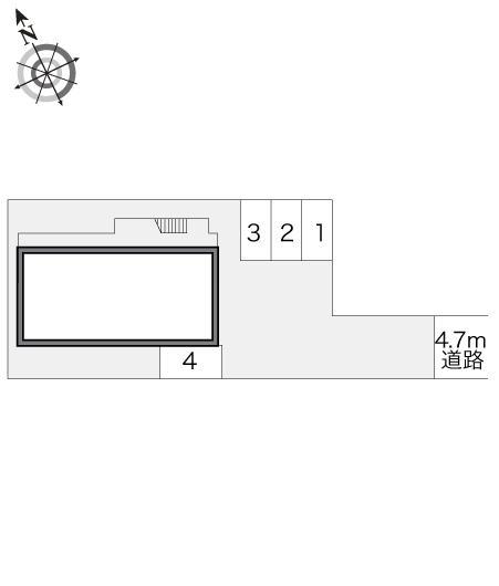 リバーサイド(13529)の駐車配置図