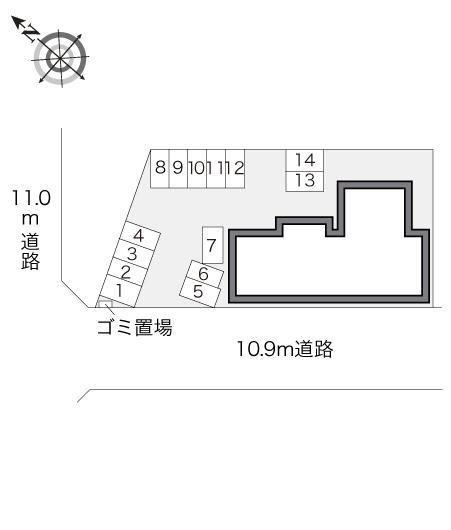 Ｊ・コート６５(18078)の駐車配置図