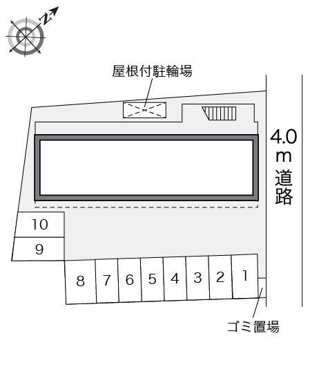 パルコート大野台(19296)の駐車配置図