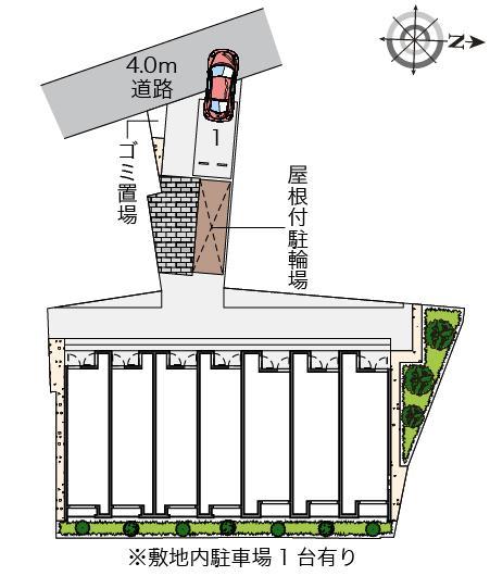 クレイノサンマルトル(56968)の駐車配置図
