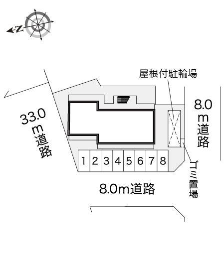 北新(22597)の駐車配置図