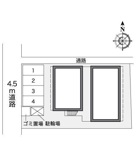 ディアコート(25495)の駐車配置図