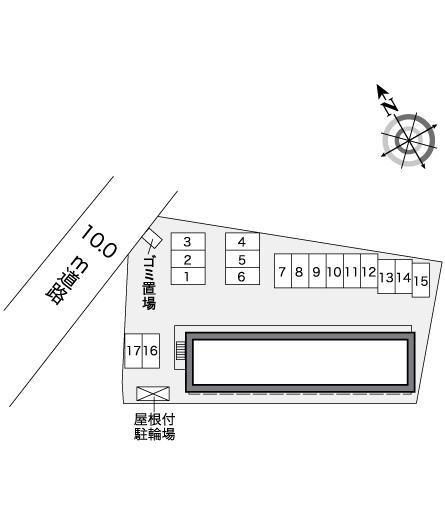 プロバンス(25970)の駐車配置図