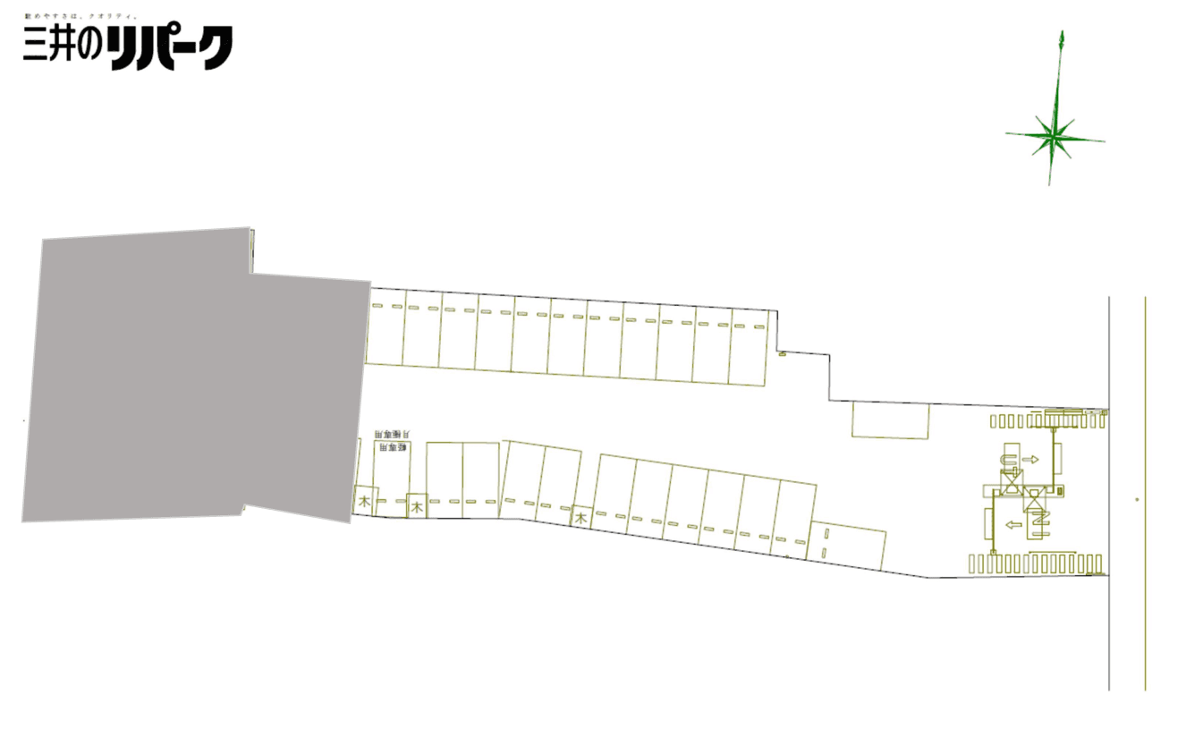 国分寺本町４丁目の駐車配置図