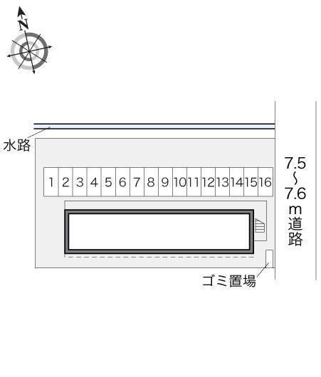 センチュリー(16779)の駐車配置図