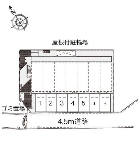 サンシティーⅢ(40738)の駐車配置図