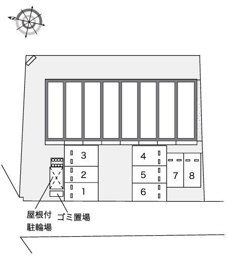 佐陀(44537)の駐車配置図