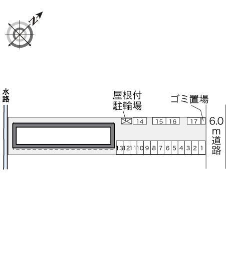 カンフォタブル東磯山(31187)の駐車配置図