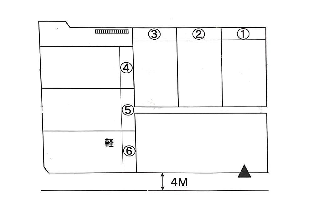 高橋福田３９６９Ｐの駐車配置図