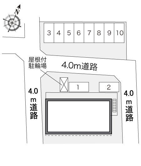 マルベリーランチＤ(33604)の駐車配置図
