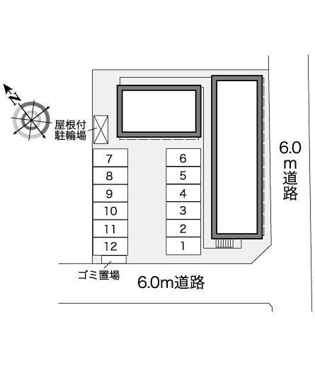 ピア　アンジー(25608)の駐車配置図