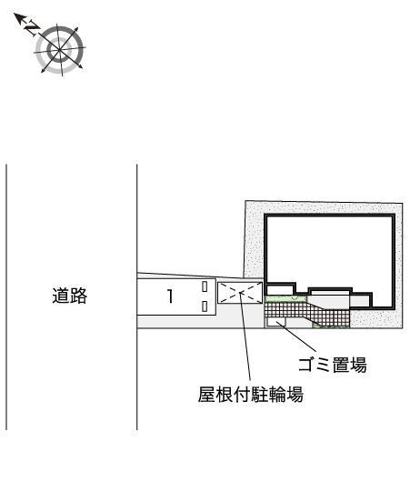 フローラ　福住(52821)の駐車配置図
