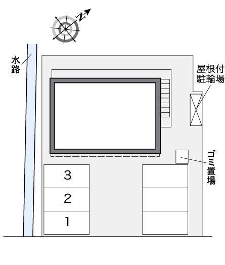播磨Ⅲ(30185)の駐車配置図