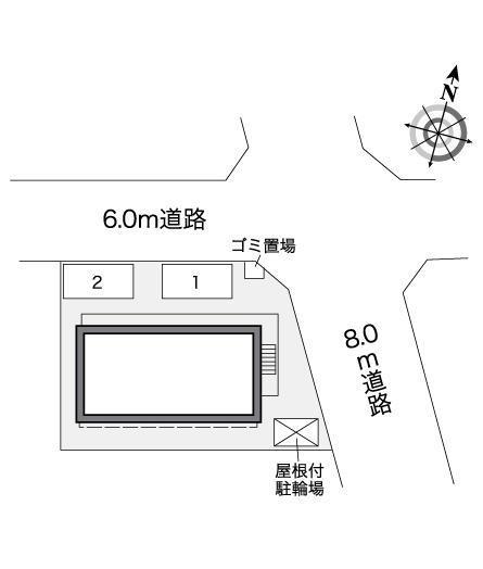 グレイス湘南台(27452)の駐車配置図