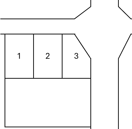日ノ出12駐車場の駐車配置図