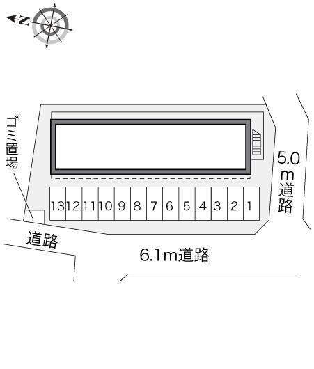 ボヌール(22946)の駐車配置図