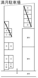 満月駐車場の駐車場