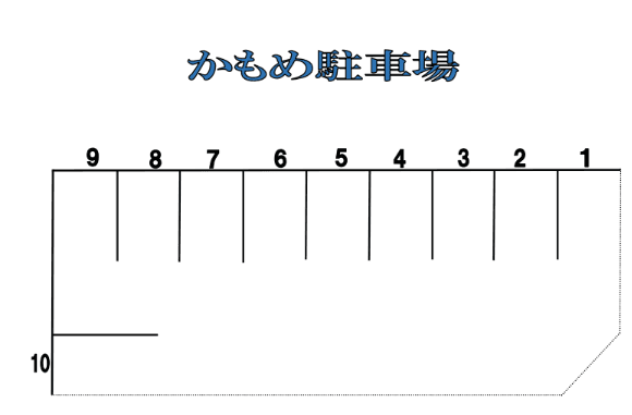 かもめ駐車場の駐車配置図