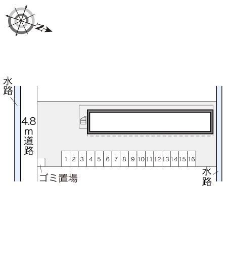 ＹｏｕⅠ(16437)の駐車配置図
