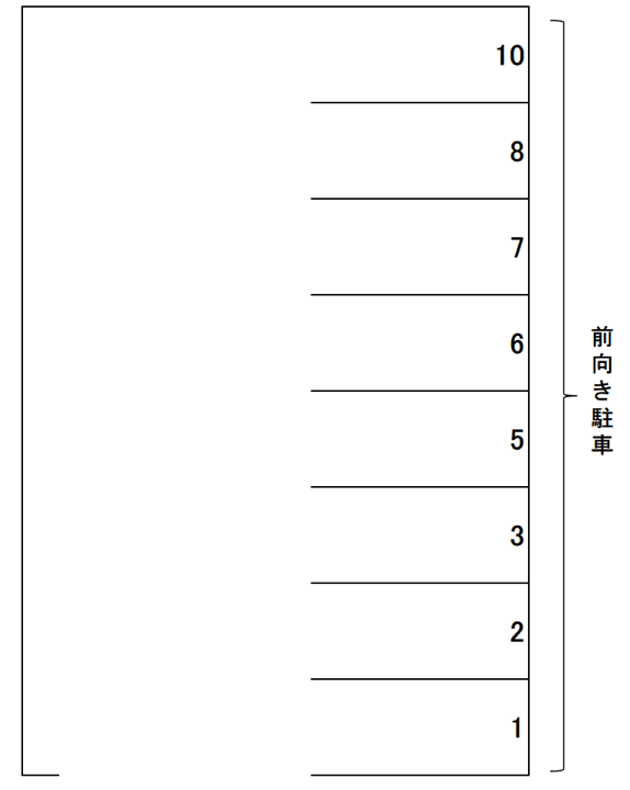 000166の駐車配置図