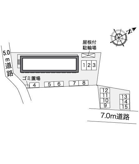 アグリ(26780)の駐車配置図