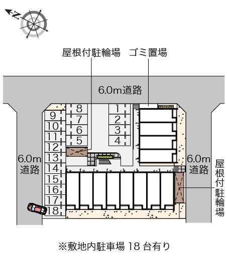 クレイノアールⅡ(57711)の駐車配置図