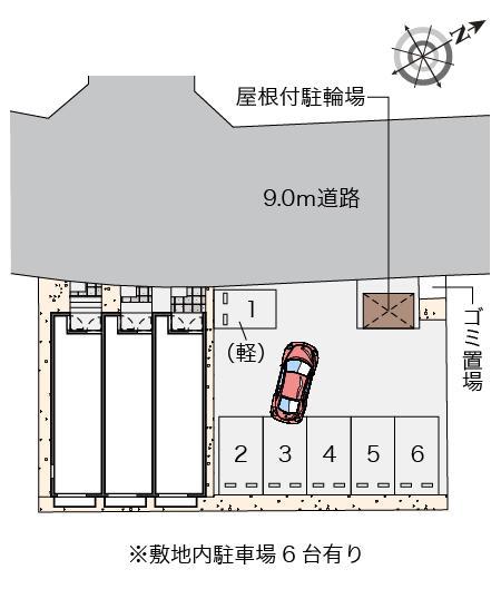 クレイノサンハイム(57661)の駐車配置図