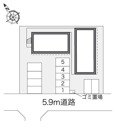 グランドーム(20601)の駐車配置図