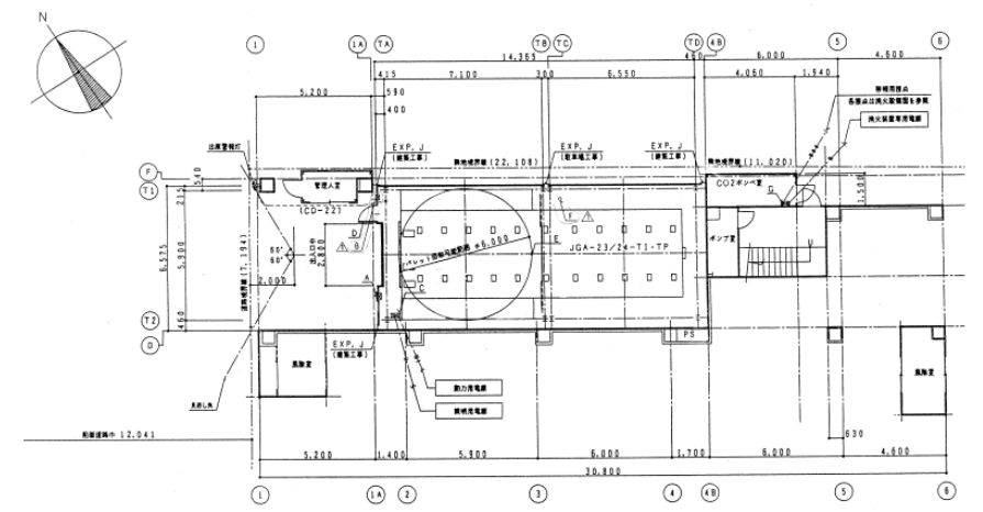 IP　MKビルタワーパーキングの駐車配置図