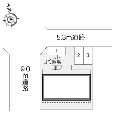 瑞穂(15607)の駐車配置図