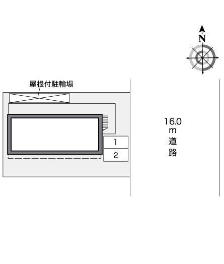 ウィステリア２(26549)の駐車配置図