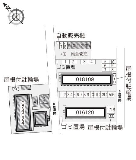 ゆうき参番館(24024)の駐車配置図