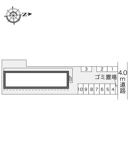 かねた(22625)の駐車配置図