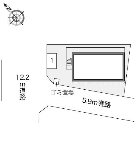 リブイン邦(16818)の駐車配置図