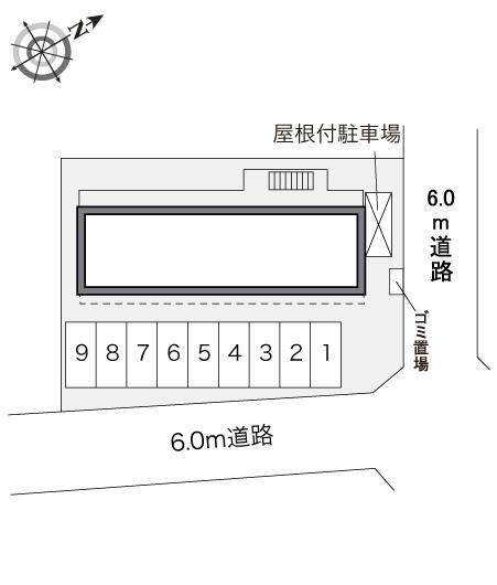 プレンティ鳳(29297)の駐車配置図