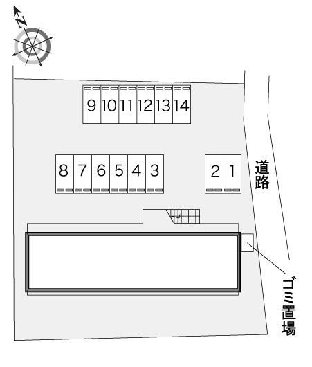 レインボーカサギ(17723)の駐車配置図
