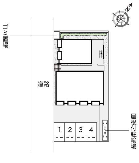 アップルペア(54415)の駐車配置図