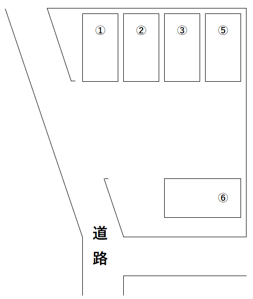 所沢第２４１Ｐの駐車配置図