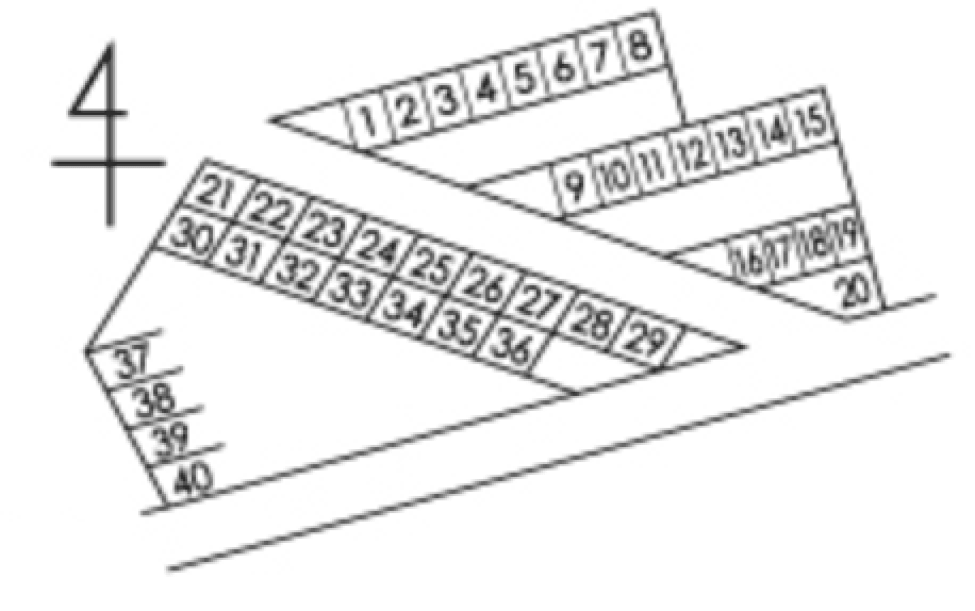 宮裏171パーキングの駐車配置図