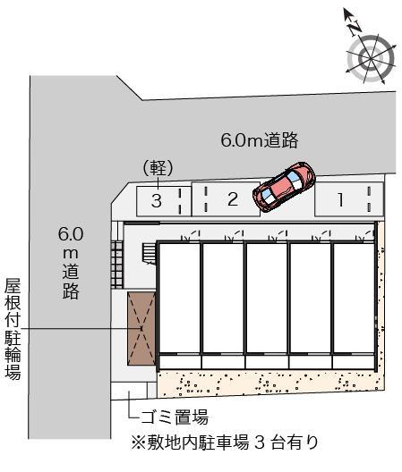 クレイノエグランティ(56511)の駐車配置図