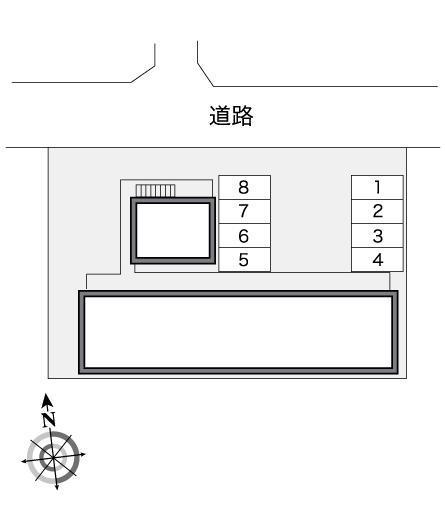 フィットニア川口(30104)の駐車配置図