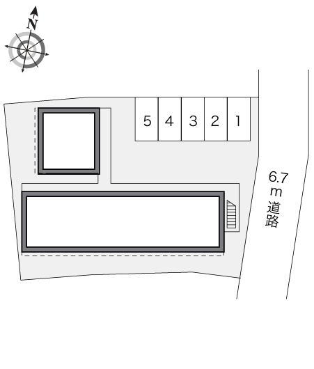 ＣｈａｒｍＣｏｕｒｔ(20338)の駐車配置図