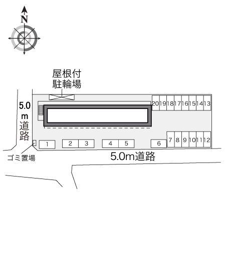 アネックス　表(32046)の駐車配置図